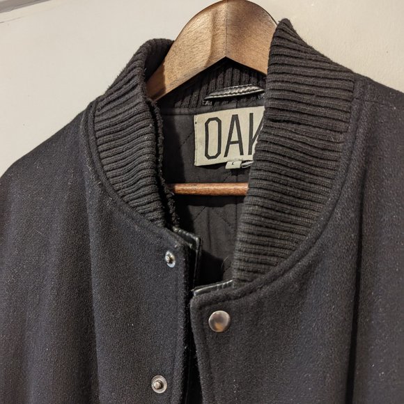 OAK NYC - Hybrid Layered jacket long leather coat - Picture 7 of 10